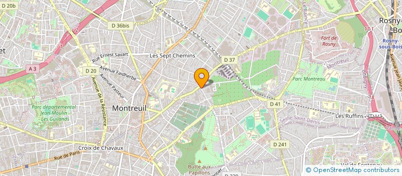 localisation de l'entreprise MONSIEUR LEANDRO FRANCISCO DE JESUS OLIVEIRA à MONTREUIL