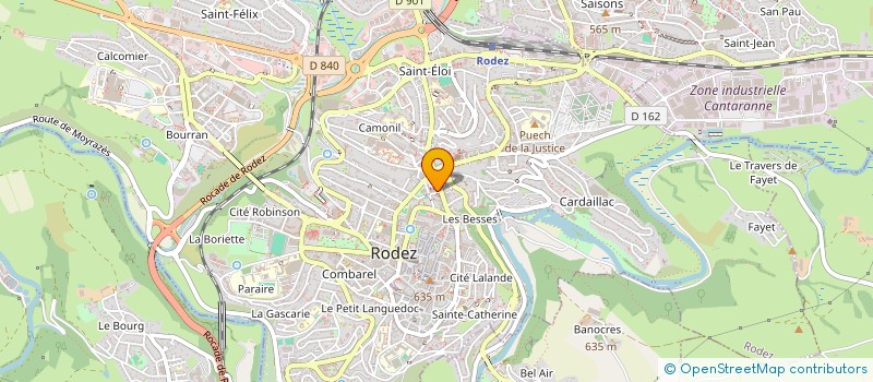 localisation de l'entreprise MONSIEUR LEANDRO FRANCO DE ASSIS à RODEZ