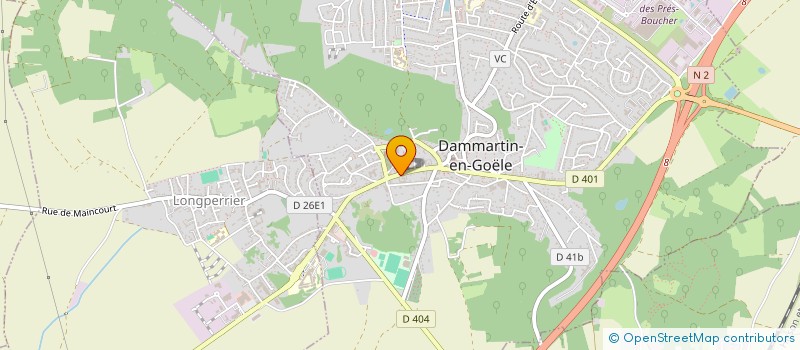localisation de l'entreprise MONSIEUR LEANDRO PEREIRA GUEDES à DAMMARTIN-EN-GOELE
