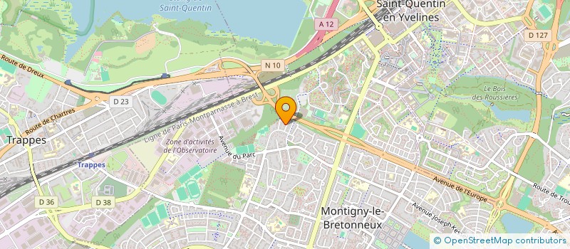 localisation de l'entreprise MONSIEUR LEANDRO RODRIGUEZ-NEGRIN  MONTIGNY-LE-BRETONNEUX