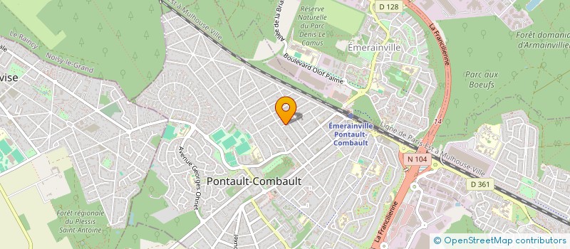localisation de l'entreprise MONSIEUR LEANDRO ROSA à PONTAULT-COMBAULT