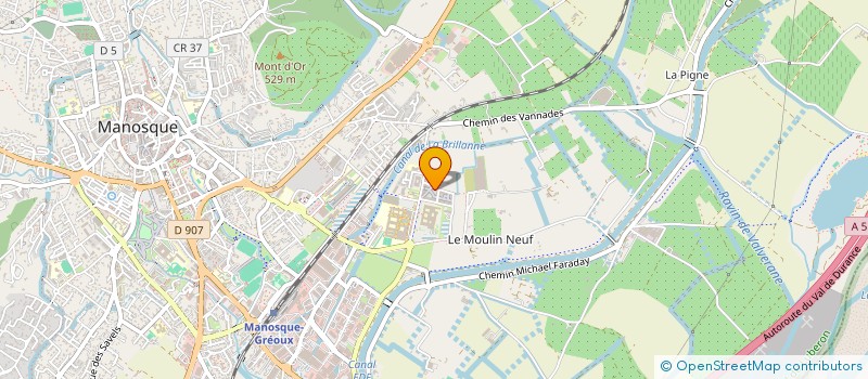 localisation de l'entreprise MONSIEUR LEBA INIAMA à MANOSQUE