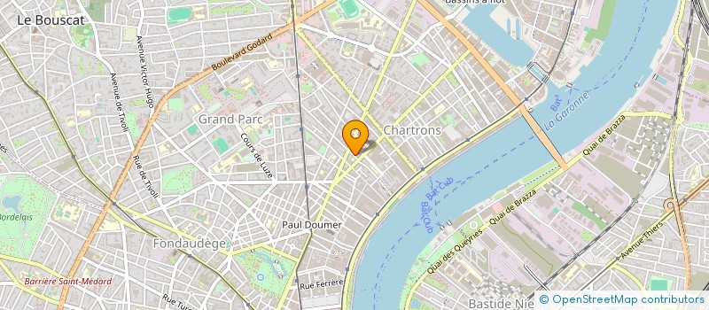 localisation de l'entreprise MONSIEUR LEBER BLACK à BORDEAUX