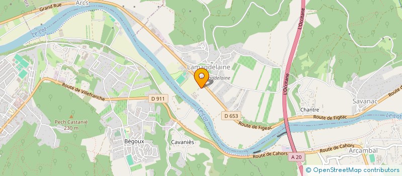 localisation de l'entreprise MONSIEUR LEBIB BOUCHAREB  LAMAGDELAINE