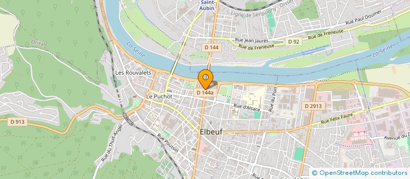 localisation de l'entreprise MONSIEUR LECAT MORIN  ELBEUF