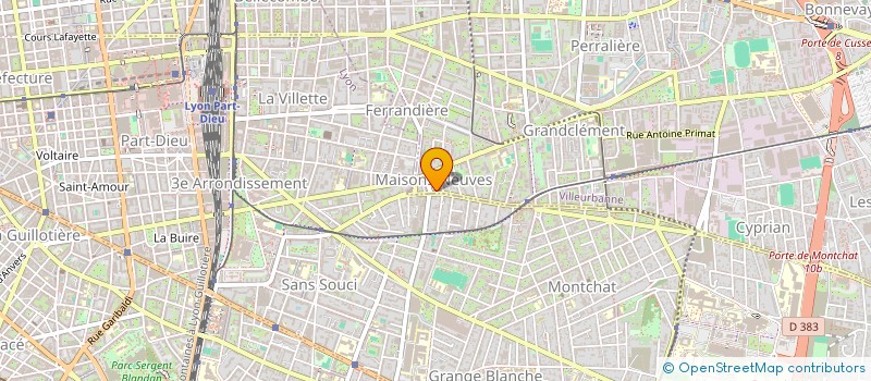 localisation de l'entreprise MONSIEUR LEDJO PLAKA  VILLEURBANNE