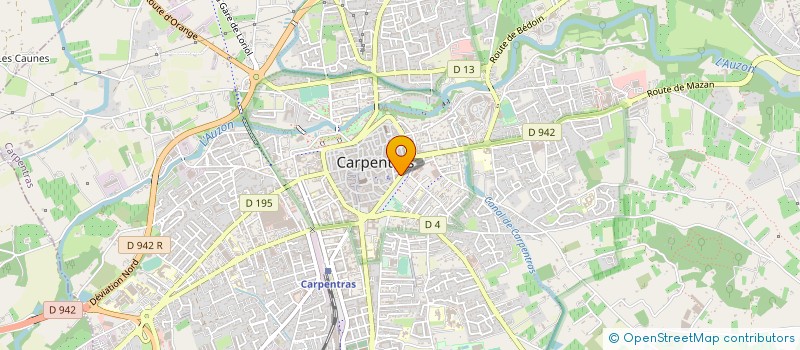localisation de l'entreprise MONSIEUR LEE ANN D ALEXANDRY D ORENGIANI à CARPENTRAS