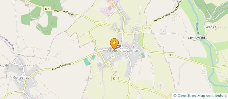 localisation de l'entreprise MONSIEUR LEE BRANKSTON' à VILLEBOIS-LAVALETTE
