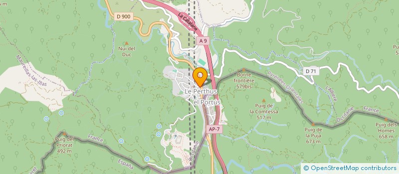 localisation de l'entreprise MONSIEUR LEE GAILLARD  LE PERTHUS