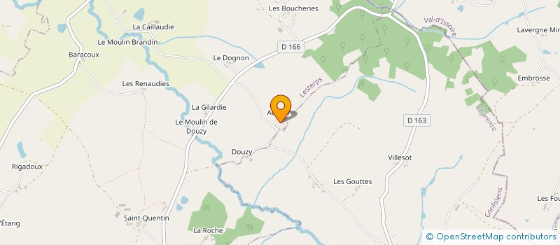 localisation de l'entreprise MONSIEUR LEE MILES à LESTERPS