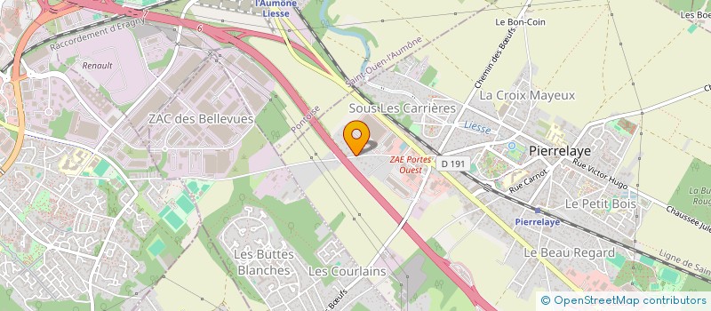 localisation de l'entreprise MONSIEUR LEE-ROY LABRO LEROY  PIERRELAYE