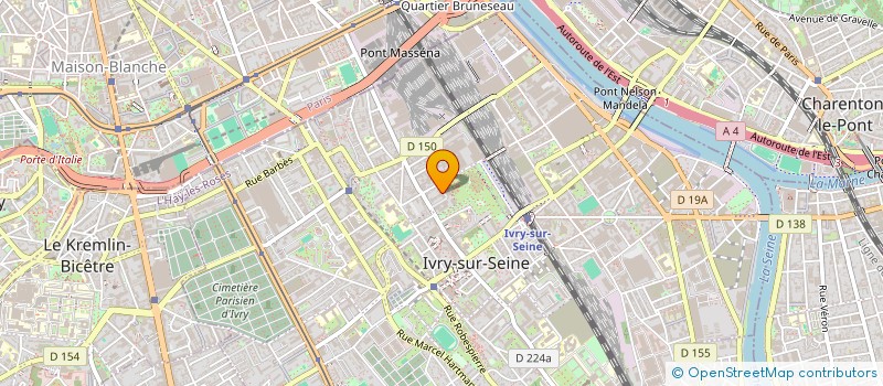 localisation de l'entreprise MONSIEUR LEE-ROY MARCEL  IVRY-SUR-SEINE