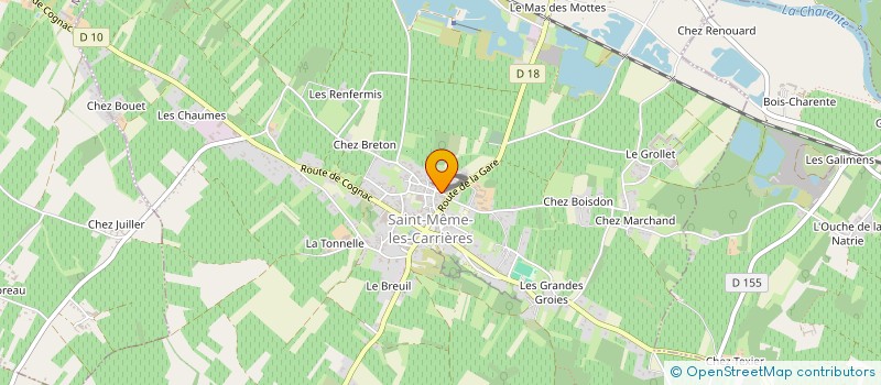 localisation de l'entreprise MONSIEUR LEE SHAUN BRADFIELD à SAINT-MEME-LES-CARRIERES