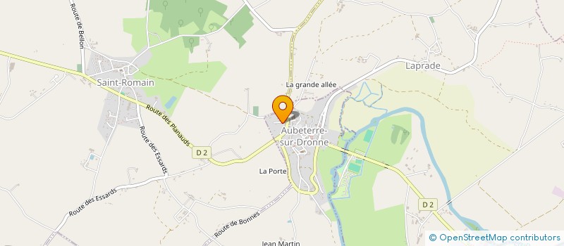 localisation de l'entreprise MONSIEUR LEE STEADMAN à AUBETERRE-SUR-DRONNE