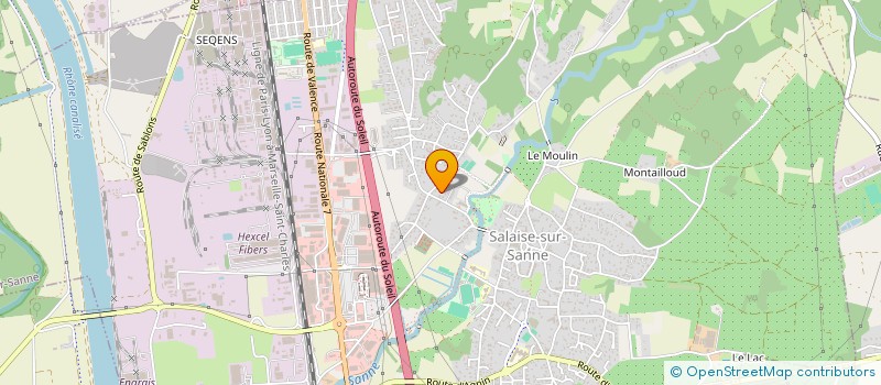 localisation de l'entreprise MONSIEUR LEEROY CHAMBON  SALAISE-SUR-SANNE