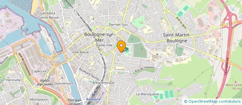 localisation de l'entreprise MONSIEUR LEEROY DUBOIS à BOULOGNE-SUR-MER