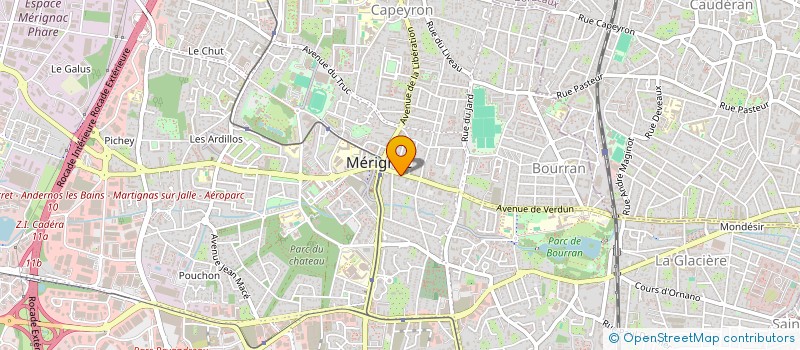 localisation de l'entreprise MONSIEUR LEEVAN DECOU  MERIGNAC