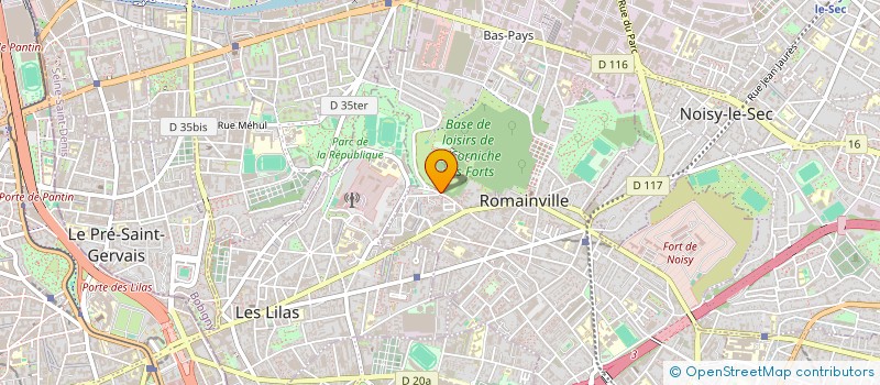localisation de l'entreprise MONSIEUR LEFEVRE JEAN à ROMAINVILLE