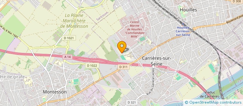 localisation de l'entreprise MONSIEUR LEFFTY BAILLARGEAT  CARRIERES-SUR-SEINE