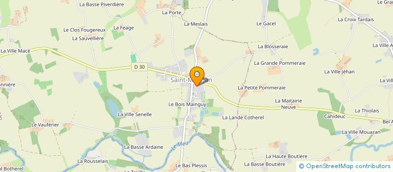 localisation de l'entreprise MONSIEUR LEGAGNER CHARLES  SAINT-MAUGAN