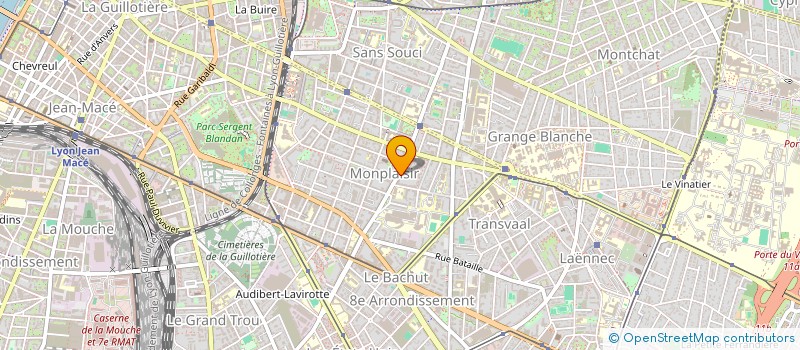 localisation de l'entreprise MONSIEUR LEGER CHOKKI  LYON