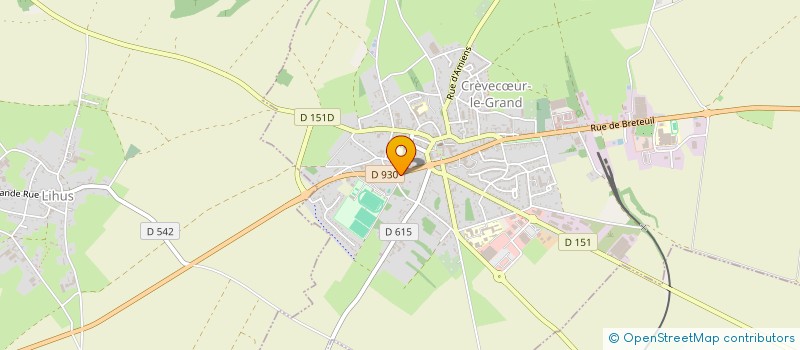 localisation de l'entreprise MONSIEUR LEGER DEGOURNAY  CREVECUR-LE-GRAND