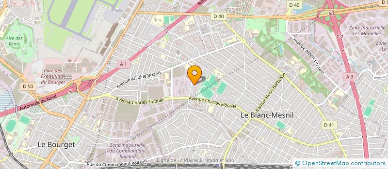 localisation de l'entreprise MONSIEUR LEGRAND CLAUDE  LE BLANC-MESNIL