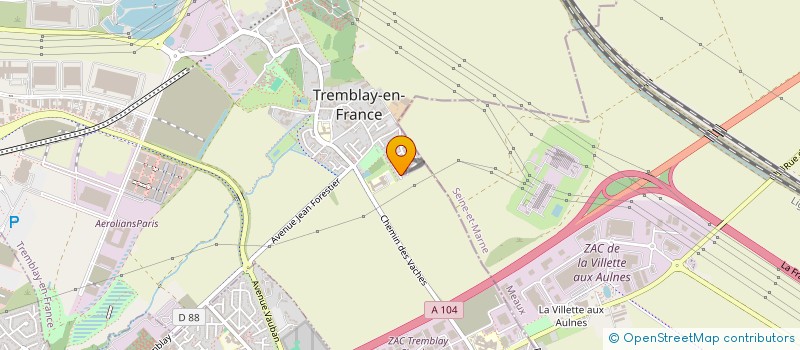 localisation de l'entreprise MONSIEUR LEHYAN KOUKOU à TREMBLAY-EN-FRANCE