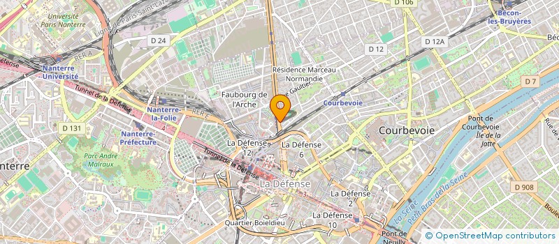localisation de l'entreprise MONSIEUR LEI GUO à COURBEVOIE