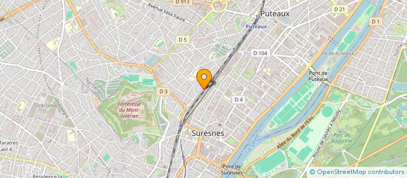 localisation de l'entreprise MONSIEUR LEIF BOUTIN à SURESNES
