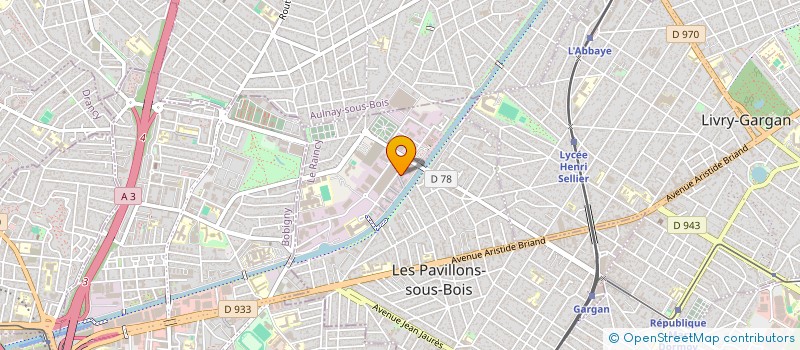 localisation de l'entreprise MONSIEUR LEIF MBOLA  LES PAVILLONS-SOUS-BOIS