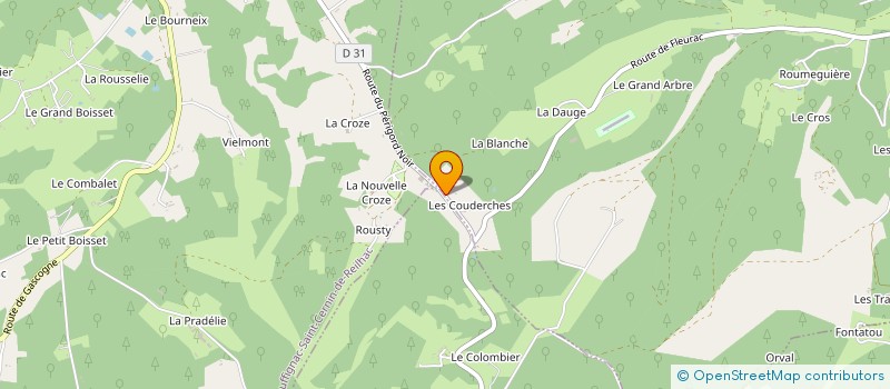 localisation de l'entreprise MONSIEUR LEIGH HATWELL  FLEURAC