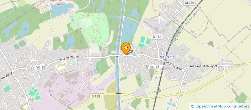 localisation de l'entreprise MONSIEUR LEILEI CHENG  MEURCHIN