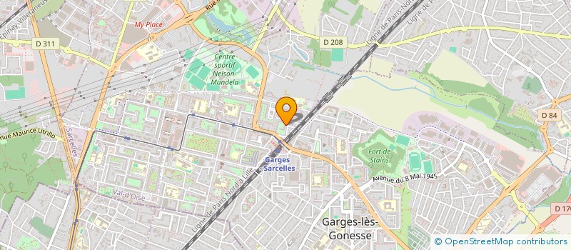 localisation de l'entreprise MONSIEUR LEINY BACKODISSA MBOUTOU  SARCELLES