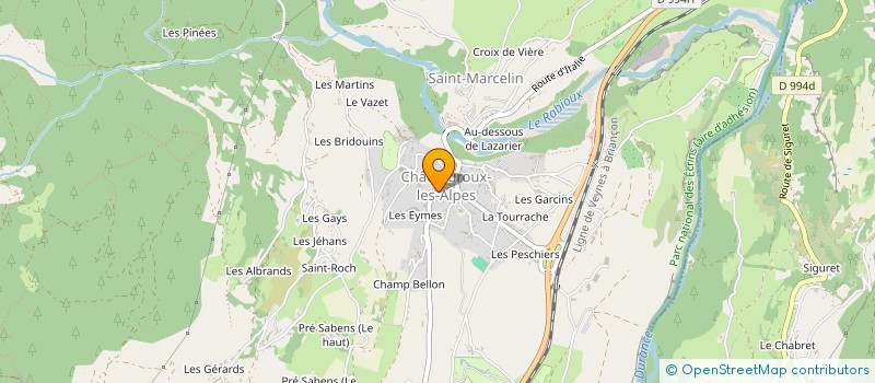 localisation de l'entreprise MONSIEUR LEITY NDOYE  CHATEAUROUX-LES-ALPES