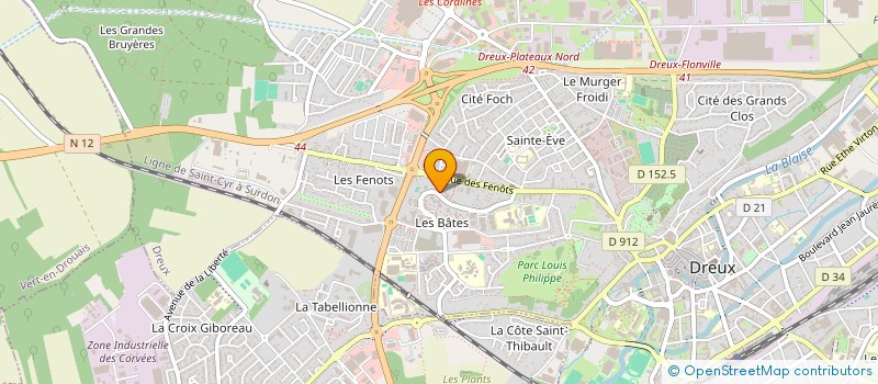 localisation de l'entreprise MONSIEUR LEKBIR EL BAHRY à DREUX