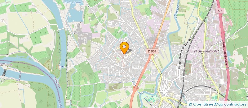 localisation de l'entreprise MONSIEUR LEKBIR JOUAD  SORGUES