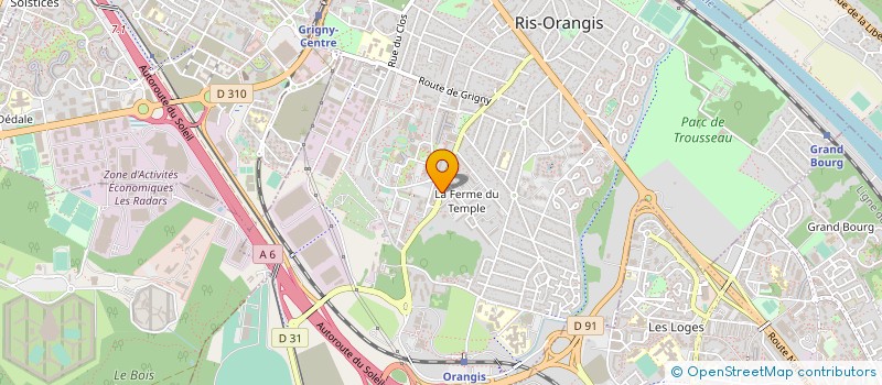 localisation de l'entreprise MONSIEUR LELIAN FERET BRANGONE à RIS-ORANGIS