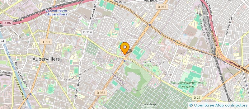 localisation de l'entreprise MONSIEUR LELIO EXANTUS  AUBERVILLIERS