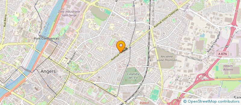 localisation de l'entreprise MONSIEUR LELIO POTTIER  ANGERS