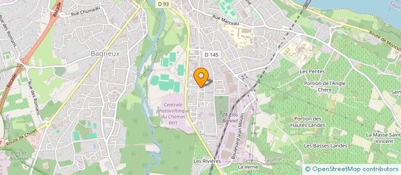 localisation de l'entreprise MONSIEUR LELLAN DAVENNE  SAUMUR