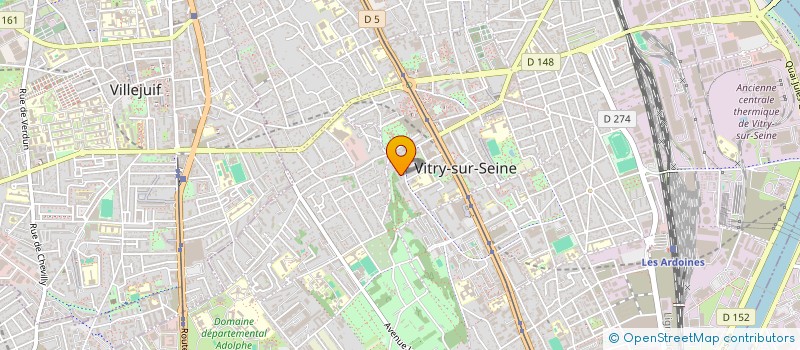 localisation de l'entreprise MONSIEUR LEMA NANGA à VITRY-SUR-SEINE