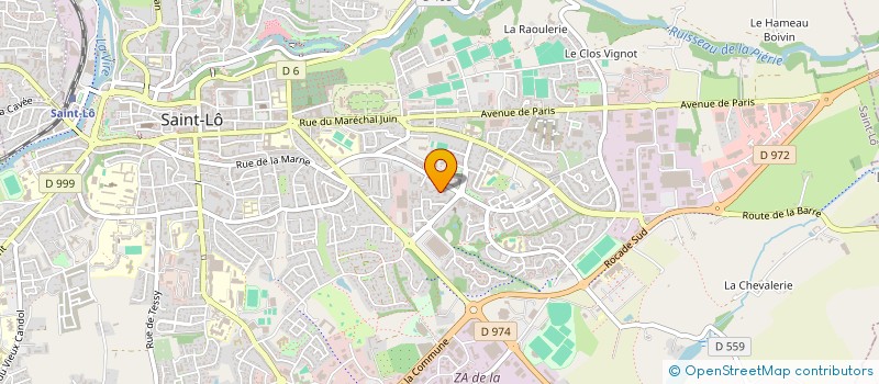 localisation de l'entreprise MONSIEUR LEMMA ABERA  SAINT-LO