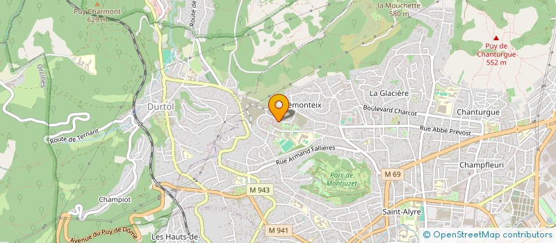 localisation de l'entreprise MONSIEUR LEMMY CRUZ  CLERMONT-FERRAND