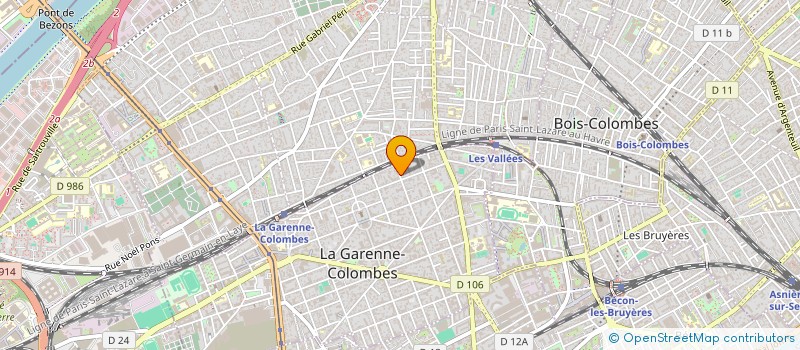 localisation de l'entreprise MONSIEUR LENA CK BOTREL à LA GARENNE-COLOMBES