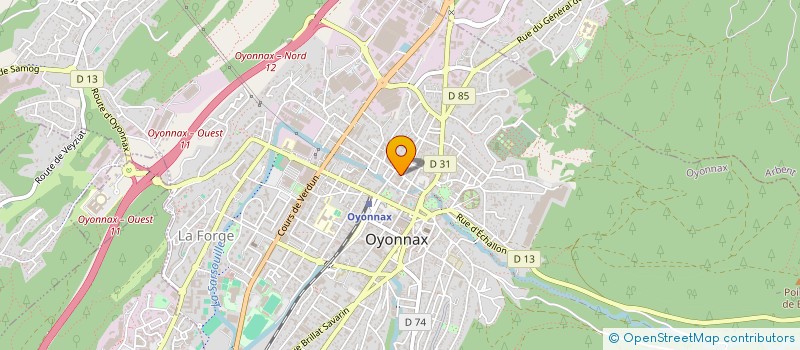 localisation de l'entreprise MONSIEUR LENA LOMBARD  OYONNAX