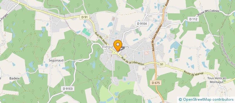 localisation de l'entreprise MONSIEUR LENAIC CELERIER à PIEGUT-PLUVIERS