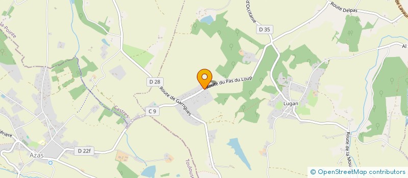 localisation de l'entreprise MONSIEUR LENAIC GASNIER  LUGAN