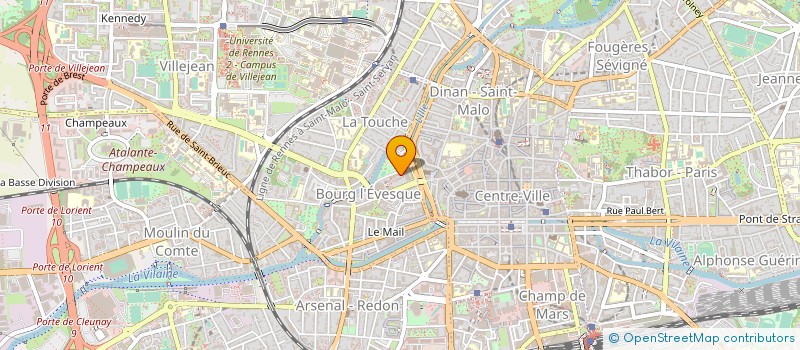 localisation de l'entreprise MONSIEUR LENAIC JAGUIN  RENNES