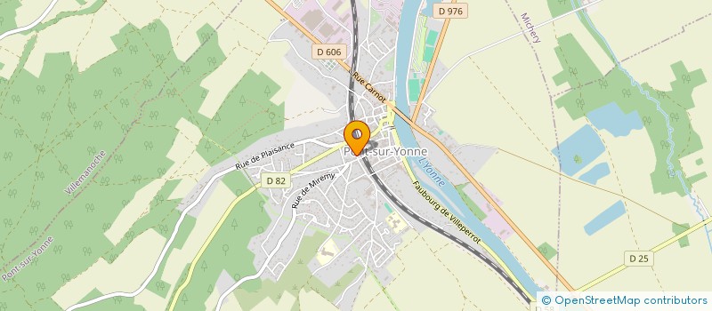 localisation de l'entreprise MONSIEUR LENAIC LAMORY  PONT-SUR-YONNE